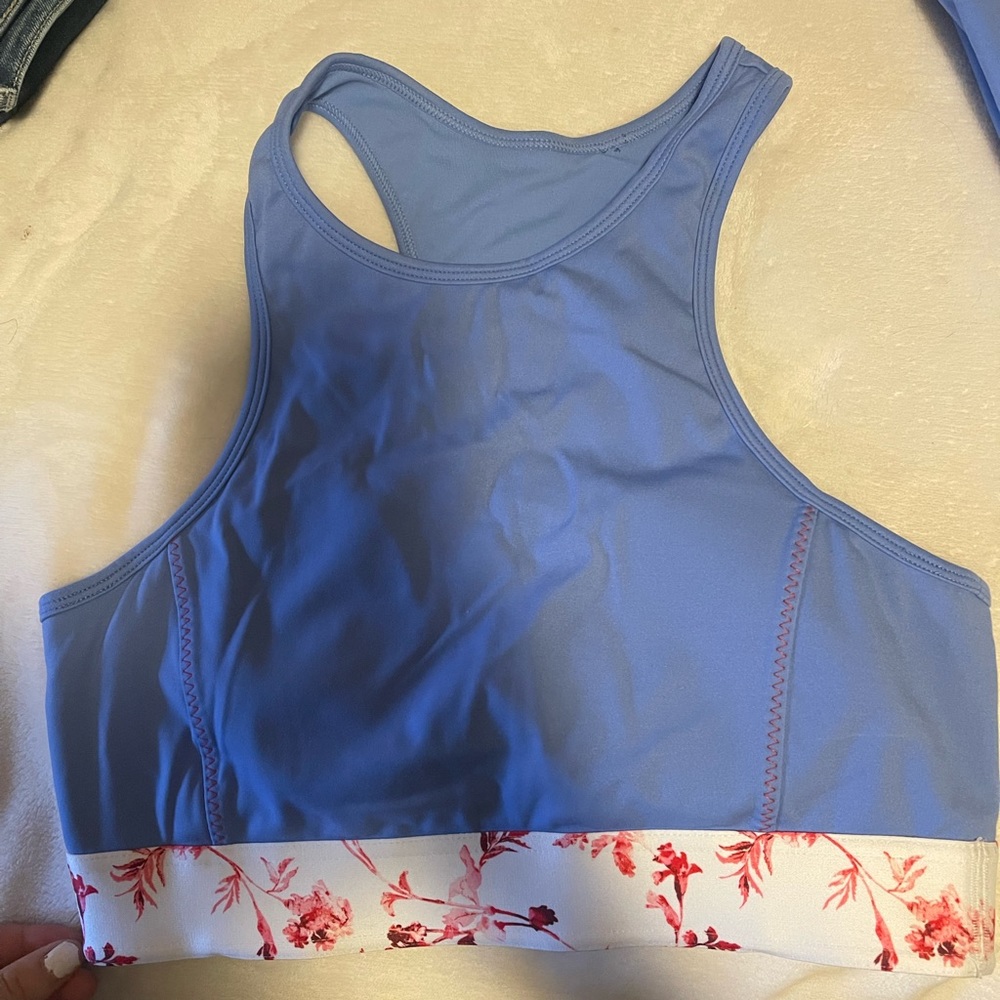 Fabletics halter top sports bra